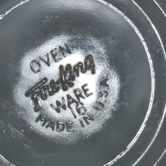 Fire King Hand-Painted Milk Glass Mixing Bowl With Pink Floral Design VTG - Picture 11 of 11